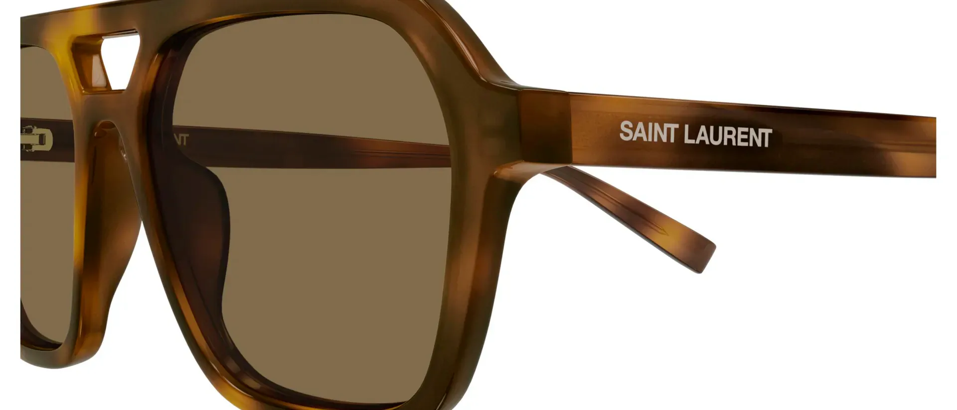 Dodatni prikaz 3: Saint Laurent SL 905 007 muške sunčane naočale – okvir Havana uzorka u smeđoj boji i leće u smeđoj boji