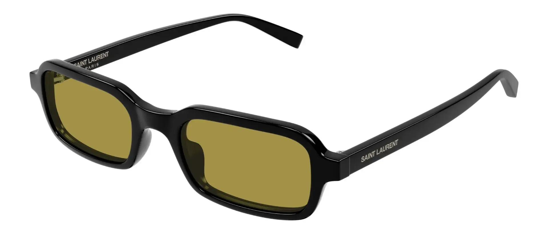 Saint Laurent SL 908 002 ženske sunčane naočale – okvir u crnoj boji i leće u žutoj boji