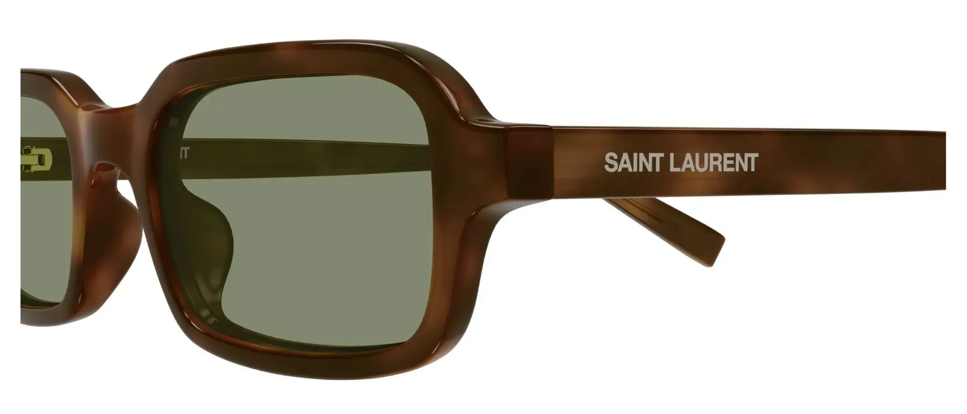 Dodatni prikaz 3: Saint Laurent SL 908 003 ženske sunčane naočale – okvir Havana uzorka u smeđoj boji i leće u zelenoj boji