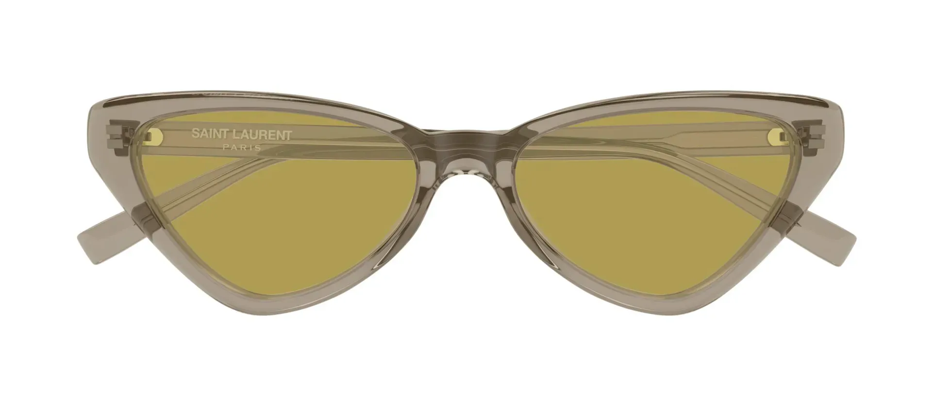 Saint Laurent SL 944 003 ženske sunčane naočale – okvir u smeđoj boji i leće u zelenoj boji
