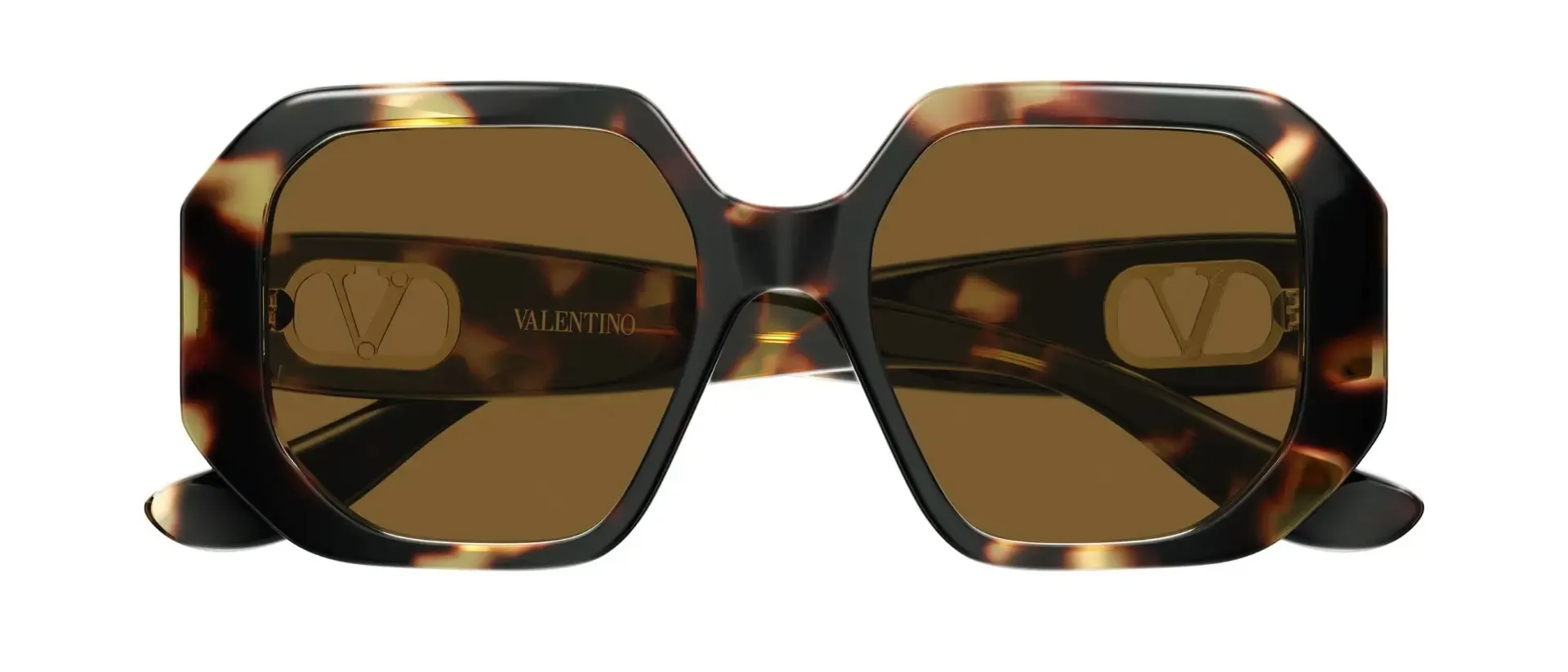 Valentino VG0003SA 002 ženske sunčane naočale – okvir Havana uzorka u smeđoj boji i leće u smeđoj boji