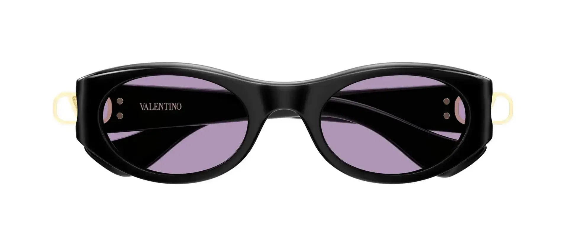 Valentino VG0015S-002 ženske sunčane naočale – okvir u crnoj boji i leće u ljubičastoj boji