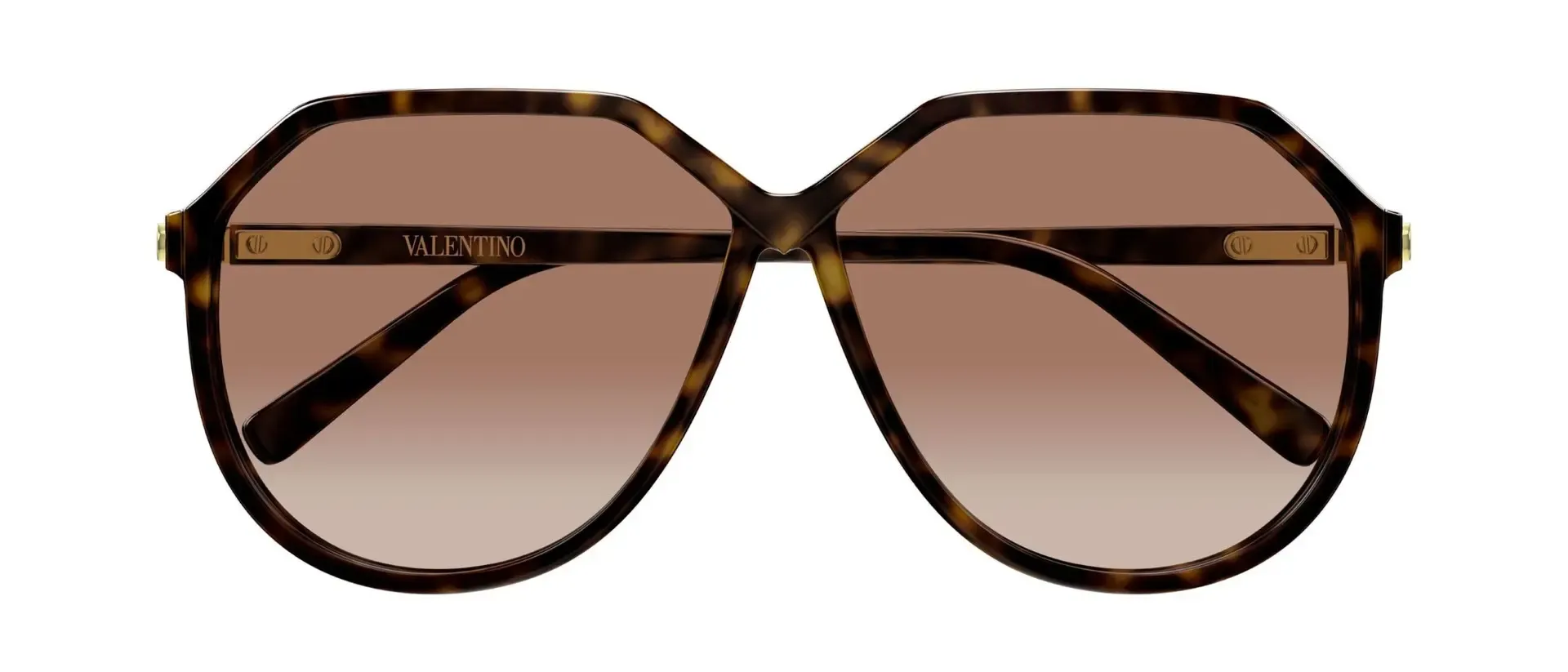 Valentino VG0026S 002 ženske sunčane naočale – okvir u smeđoj boji i leće u smeđoj boji i s gradijentom