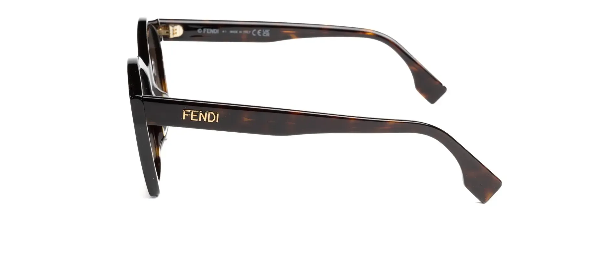 Dodatni prikaz 3: Fendi FE40175I 52E ženske sunčane naočale – okvir u smeđoj boji i leće u smeđoj boji