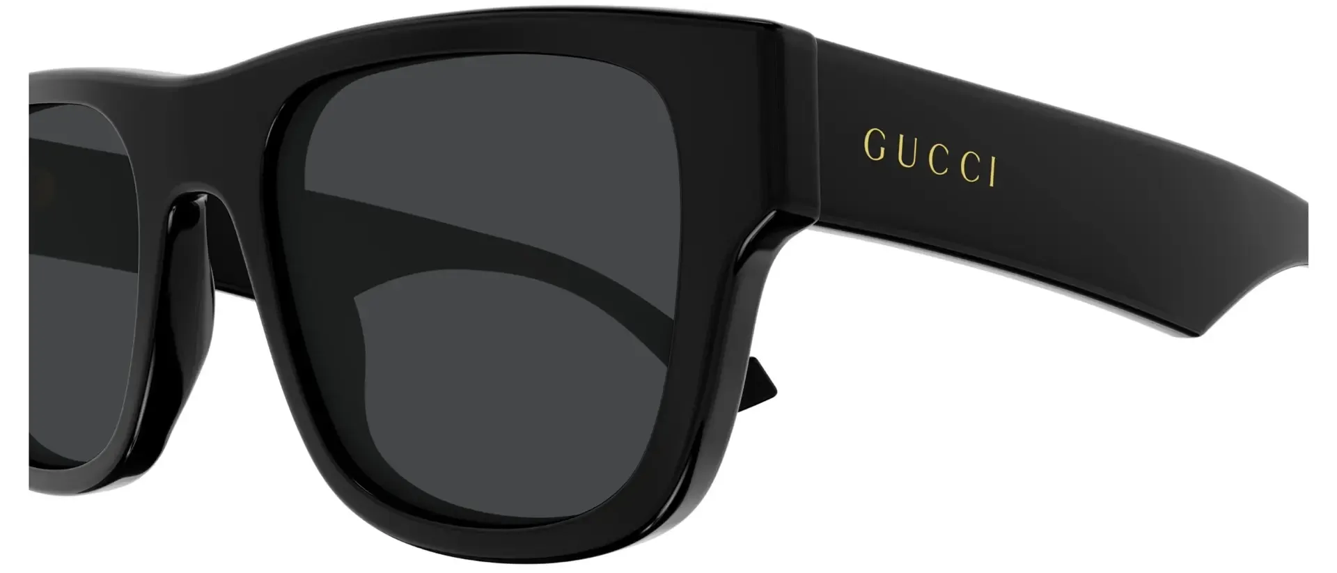 Dodatni prikaz 3: Gucci GG1427S 002 muške sunčane naočale – okvir u crnoj boji i leće u sivoj boji