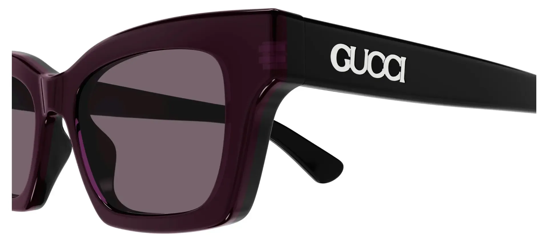 Dodatni prikaz 3: Gucci GG1790S 003 ženske sunčane naočale – okvir u crnoj boji i leće u ljubičastoj boji