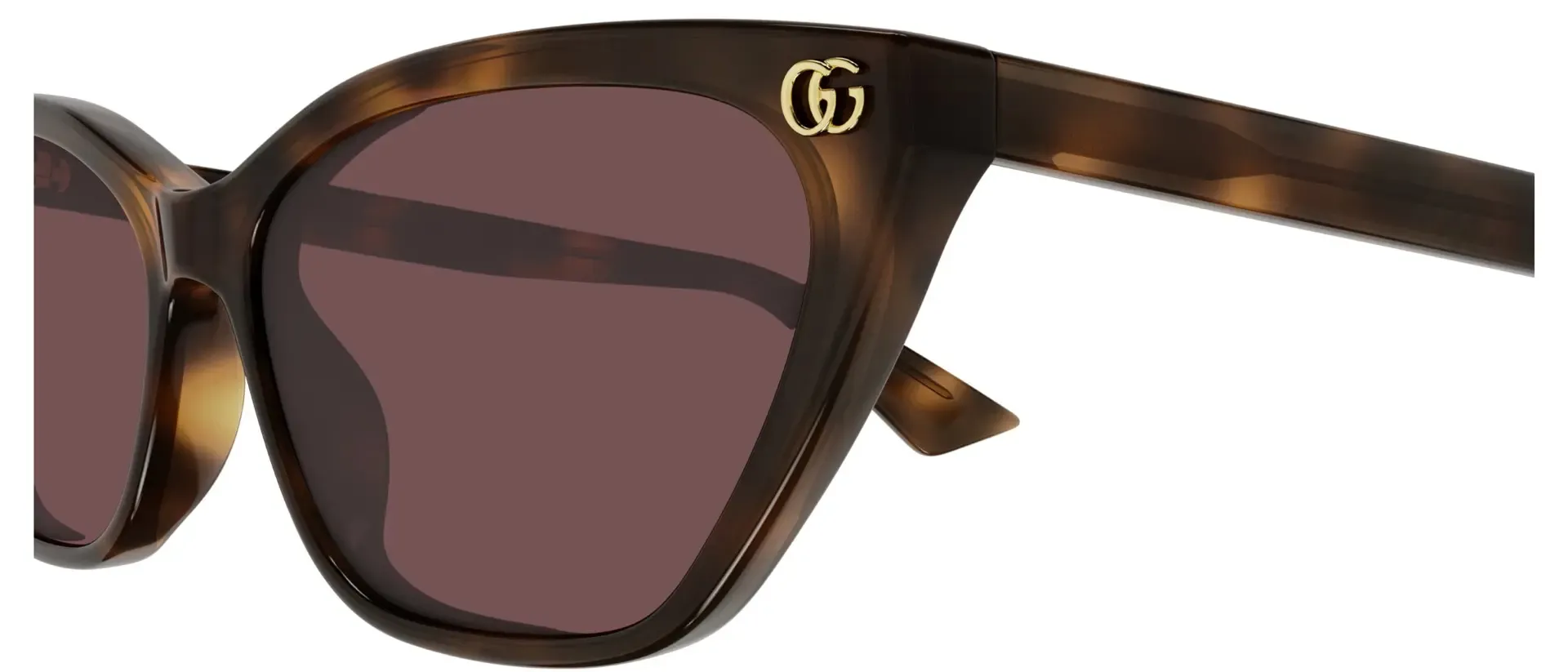 Dodatni prikaz 3: Gucci GG1815S 002 ženske sunčane naočale – okvir Havana uzorka u smeđoj boji i leće u ljubičastoj boji