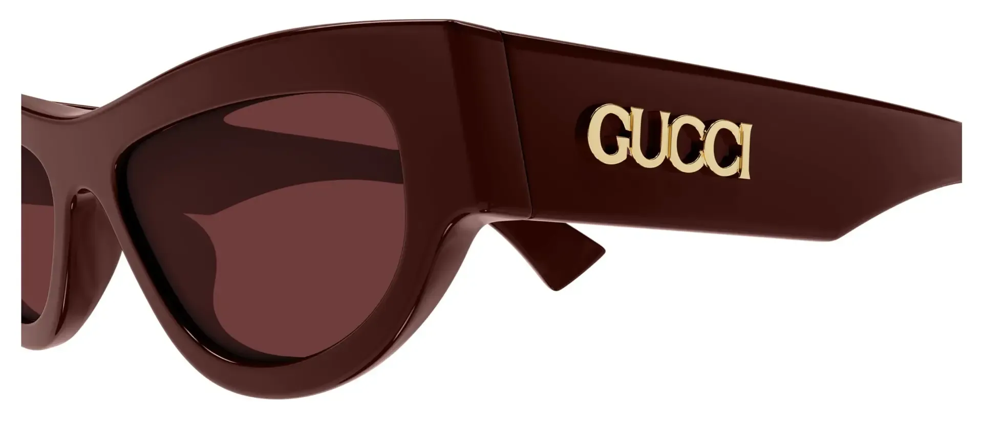 Dodatni prikaz 3: Gucci GG1834S 003 ženske sunčane naočale – okvir u ljubičastoj i crvenoj boji i leće u crvenoj boji