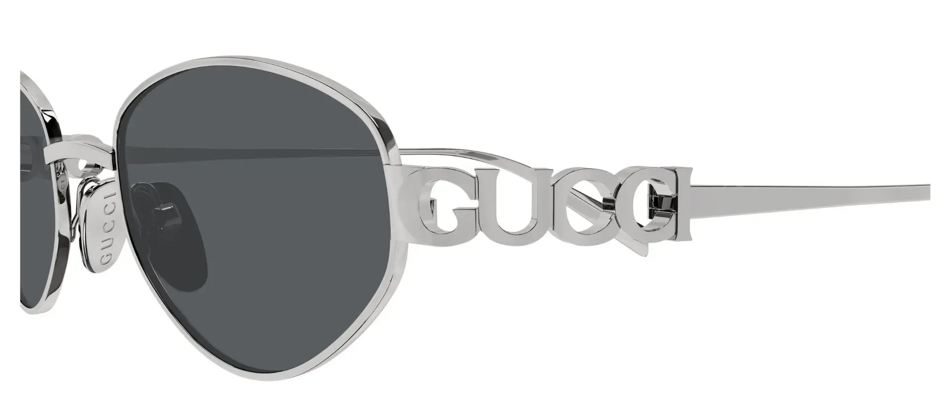 Dodatni prikaz 3: Gucci GG1935S 001 ženske sunčane naočale – okvir u crnoj i sivoj boji i leće u sivoj boji