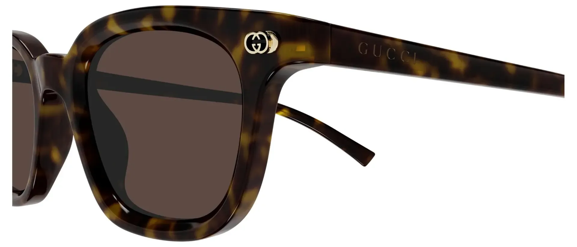 Dodatni prikaz 3: Gucci GG1946S 002 muške sunčane naočale – okvir Havana uzorka u smeđoj boji i leće u smeđoj boji