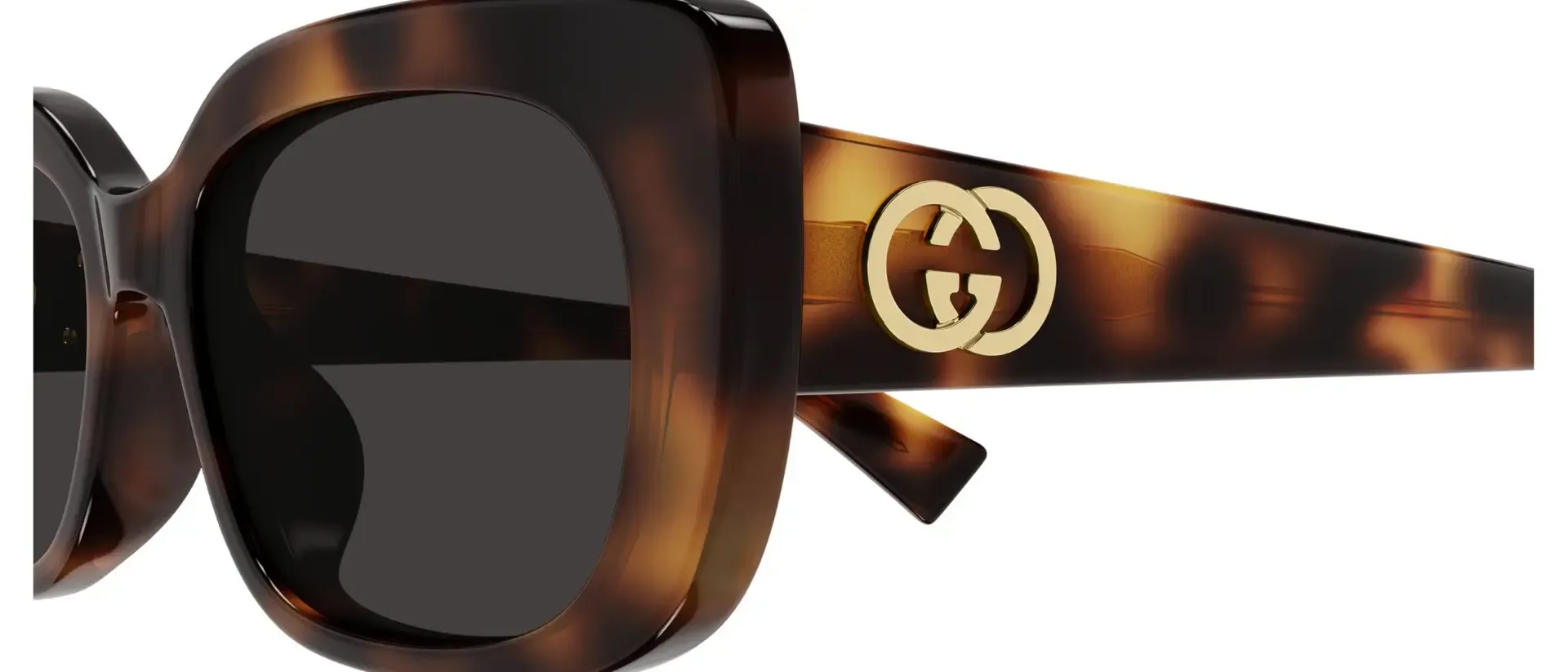 Dodatni prikaz 3: Gucci GG1979SK 002 ženske sunčane naočale – okvir Havana uzorka u smeđoj boji i leće u sivoj boji