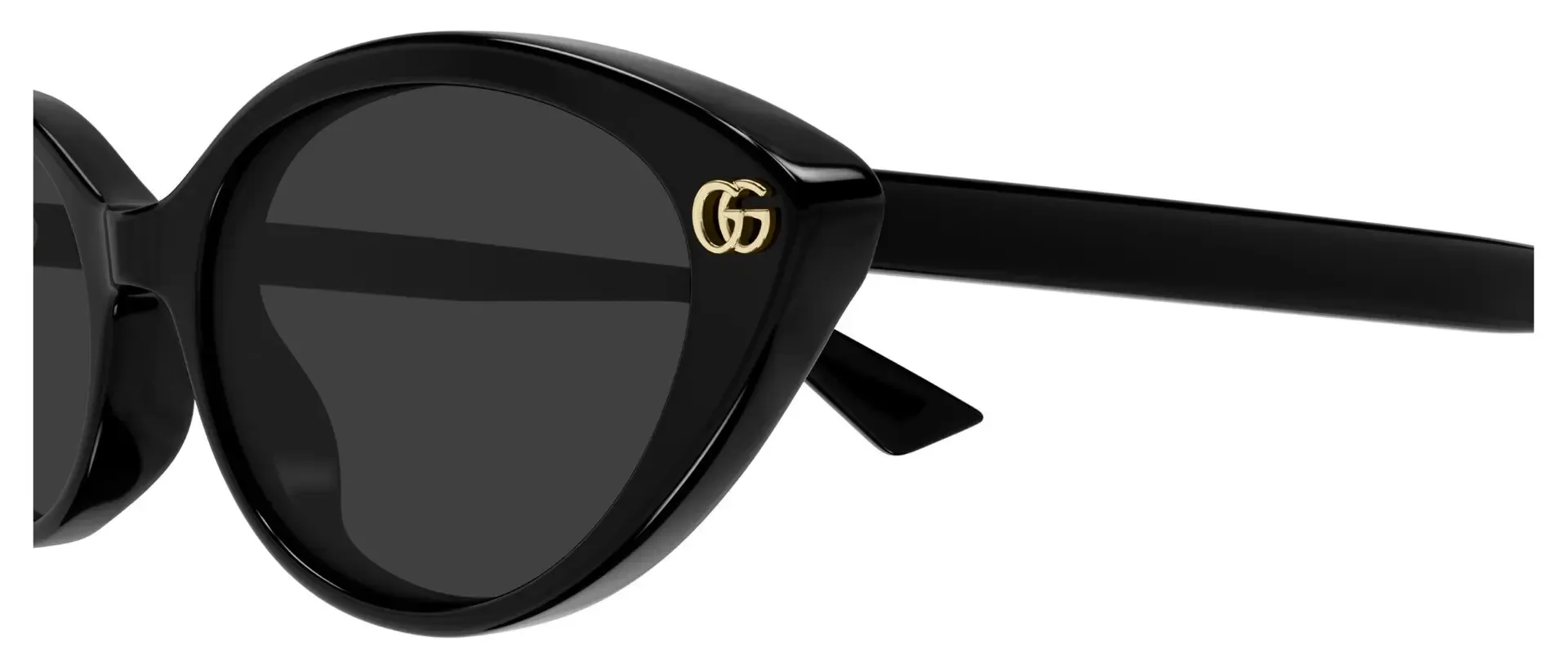 Dodatni prikaz 3: Gucci GG2110S 001 ženske sunčane naočale – okvir u crnoj boji i leće u sivoj boji