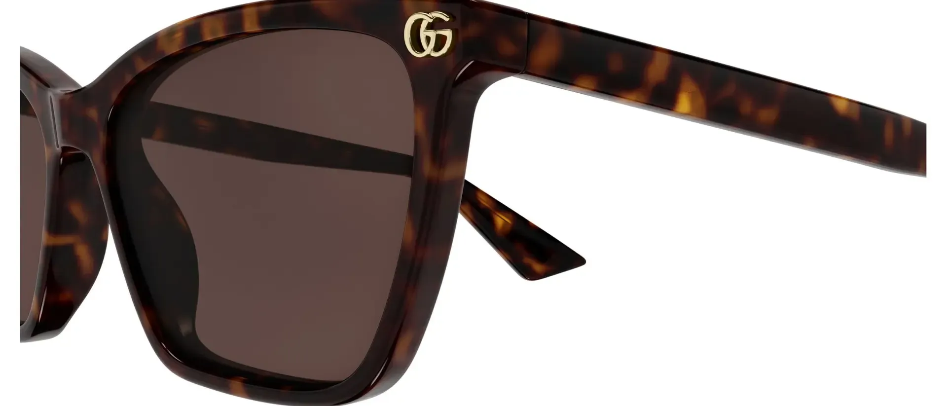 Dodatni prikaz 3: Gucci GG2111S 002 ženske sunčane naočale – okvir Havana uzorka u smeđoj boji i leće u smeđoj boji