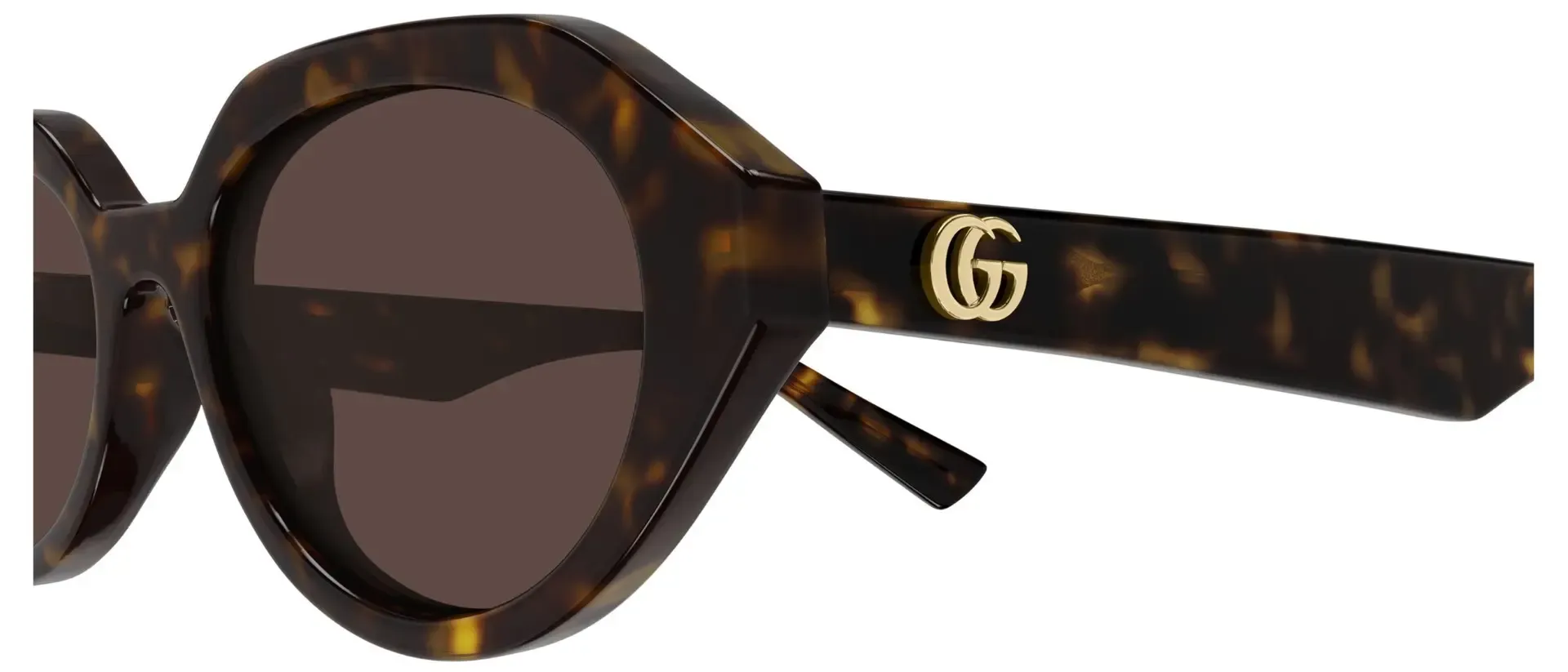 Dodatni prikaz 3: Gucci GG2178S 002 ženske sunčane naočale – okvir Havana uzorka u smeđoj boji i leće u smeđoj boji