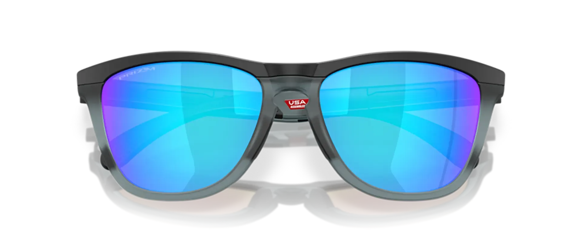 Dodatni prikaz 6: Oakley Frogskins range OO9284 928419 muške sunčane naočale – okvir u crnoj boji i leće u plavoj boji i s gradijentom
