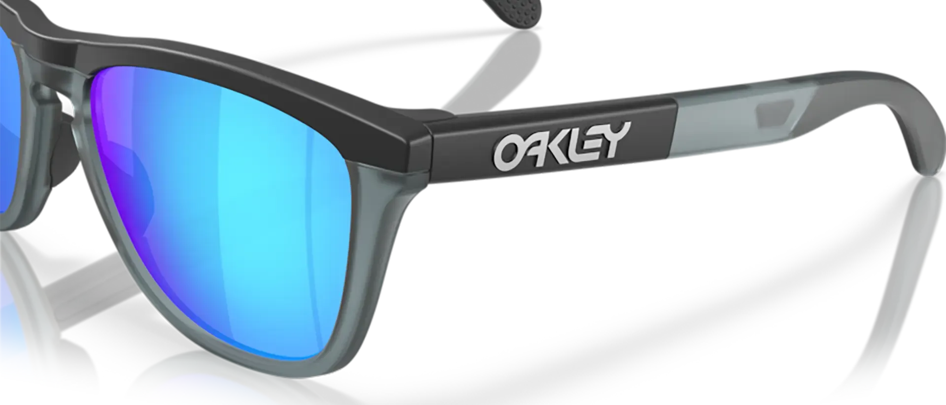 Dodatni prikaz 5: Oakley Frogskins range OO9284 928419 muške sunčane naočale – okvir u crnoj boji i leće u plavoj boji i s gradijentom