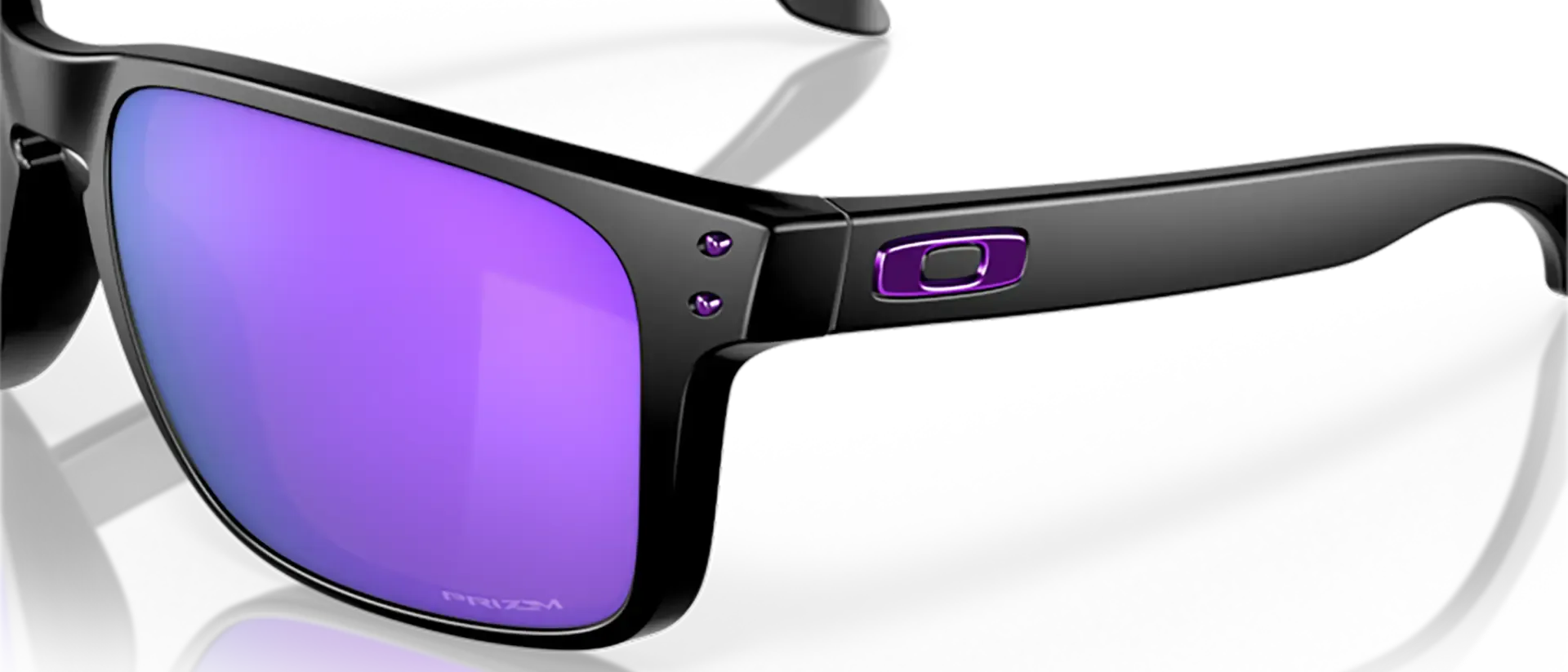 Dodatni prikaz 5: Oakley Holbrook xl OO9417 941720 muške sunčane naočale – okvir u crnoj boji i leće u ljubičastoj boji i s gradijentom