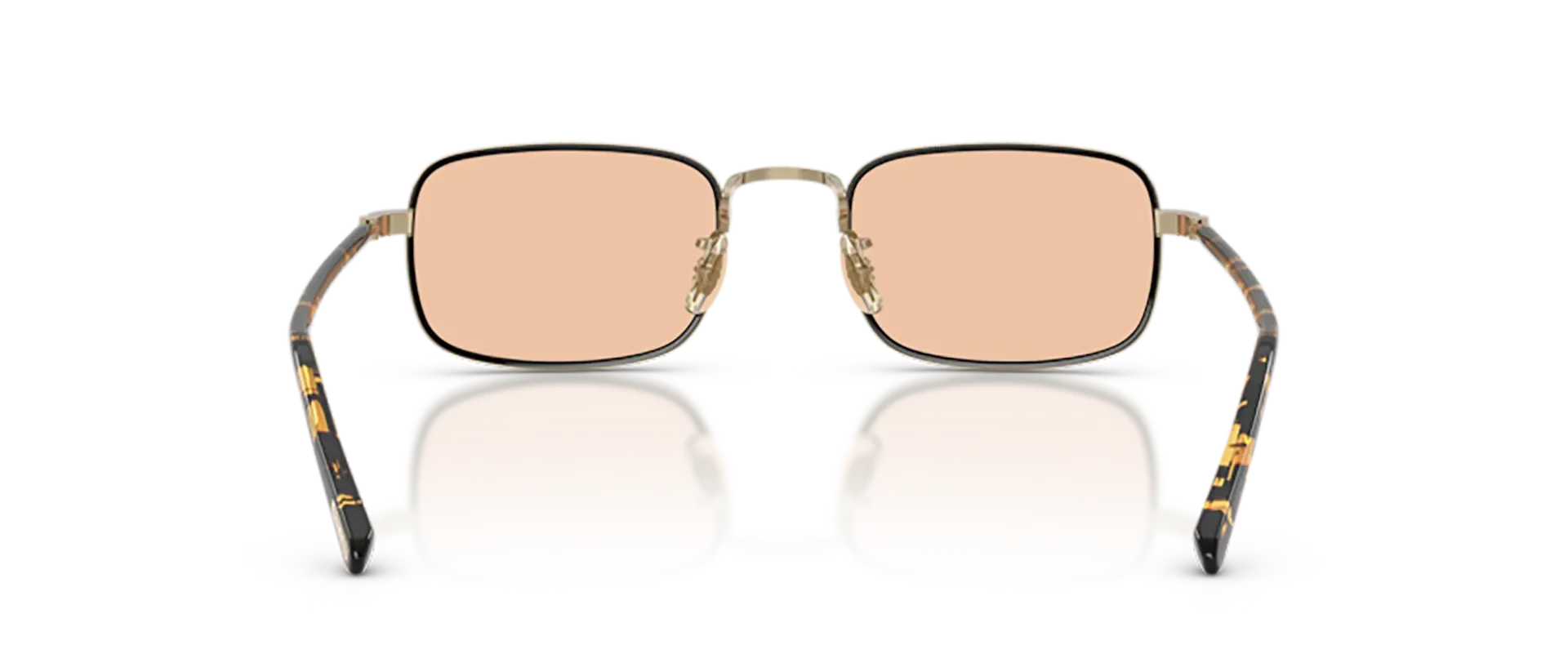 Dodatni prikaz 4: Oliver Peoples OV1366T 5035 uniseks sunčane naočale – okvir u zlatnoj i crnoj boji i leće u smeđoj boji