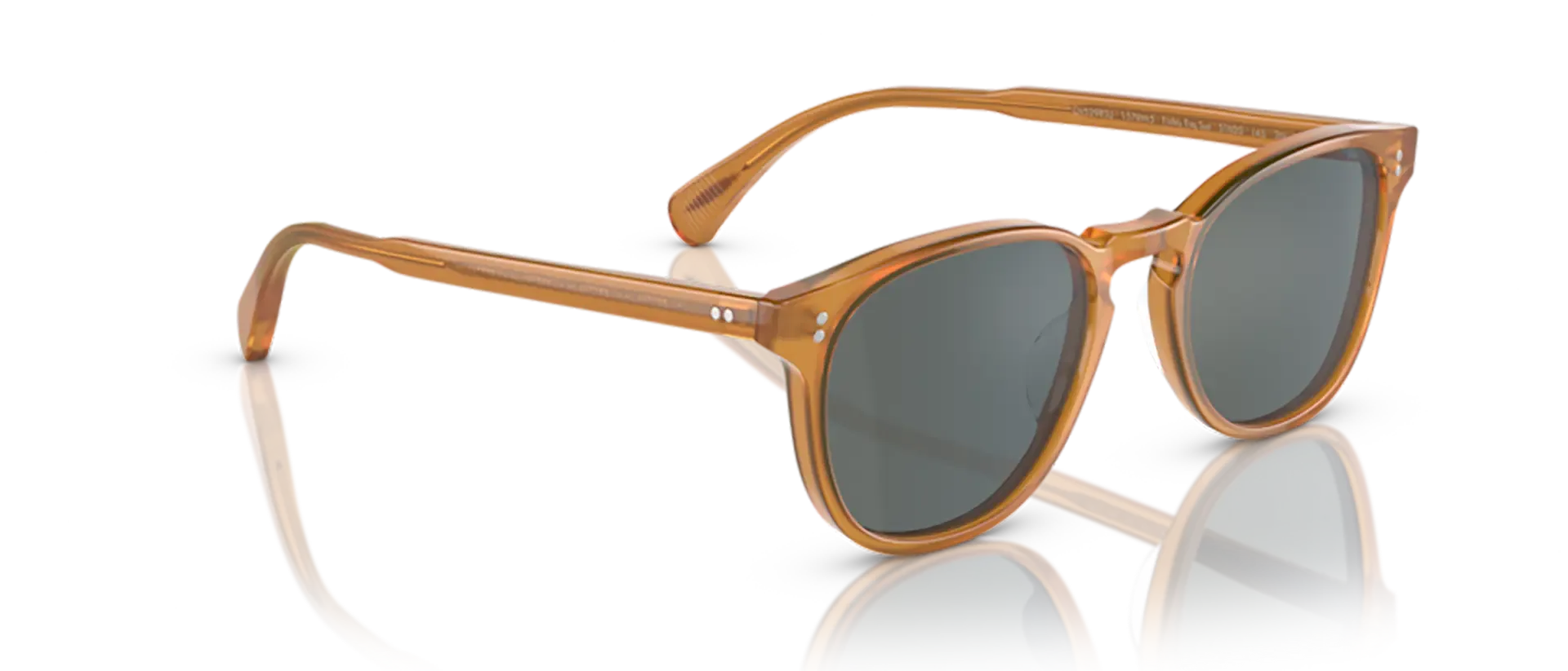 Dodatni prikaz 5: Oliver Peoples OV5298SU 1578W5 uniseks sunčane naočale – okvir u žutoj i smeđoj boji i leće u plavoj boji