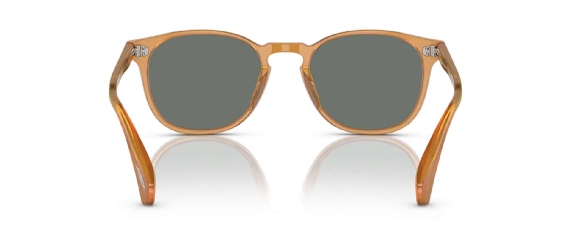 Dodatni prikaz 4: Oliver Peoples OV5298SU 1578W5 uniseks sunčane naočale – okvir u žutoj i smeđoj boji i leće u plavoj boji