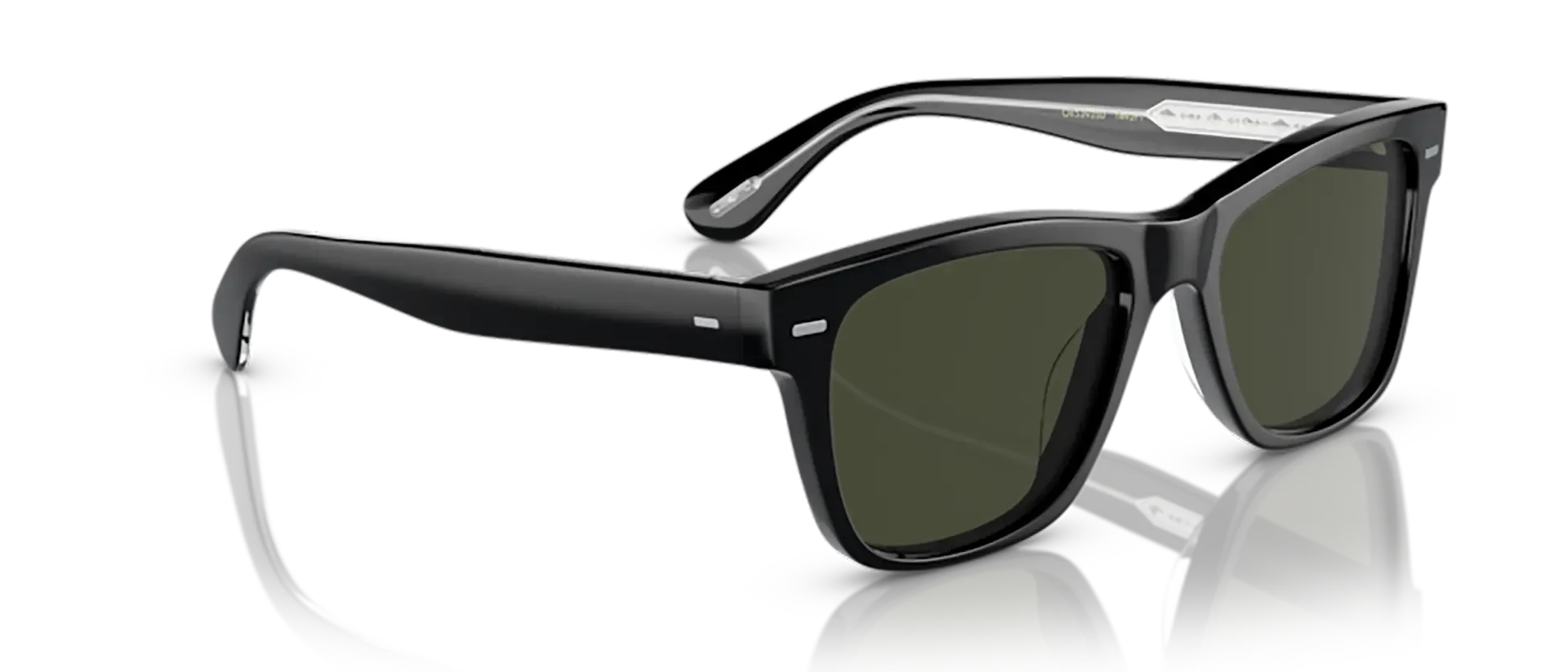 Dodatni prikaz 5: Oliver Peoples OV5393SU 1492P1 muške sunčane naočale – okvir u crnoj boji i leće u zelenoj boji
