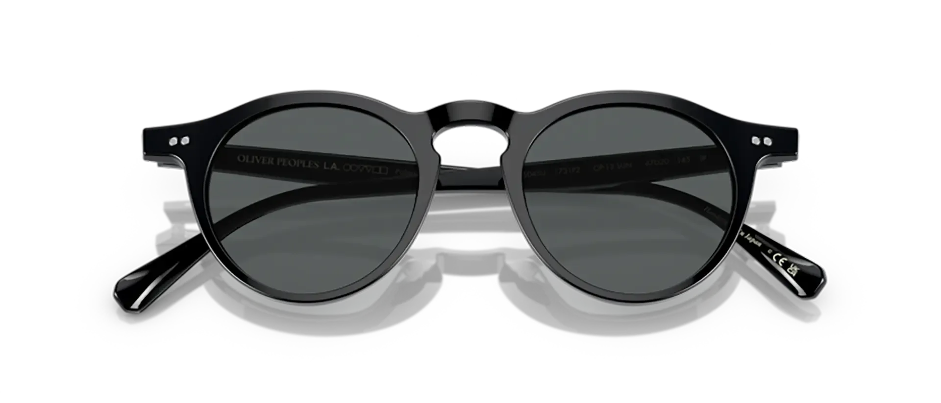 Dodatni prikaz 6: Oliver Peoples OV5504SU 1731P2 uniseks sunčane naočale – okvir u crnoj boji i leće u plavoj i crnoj boji