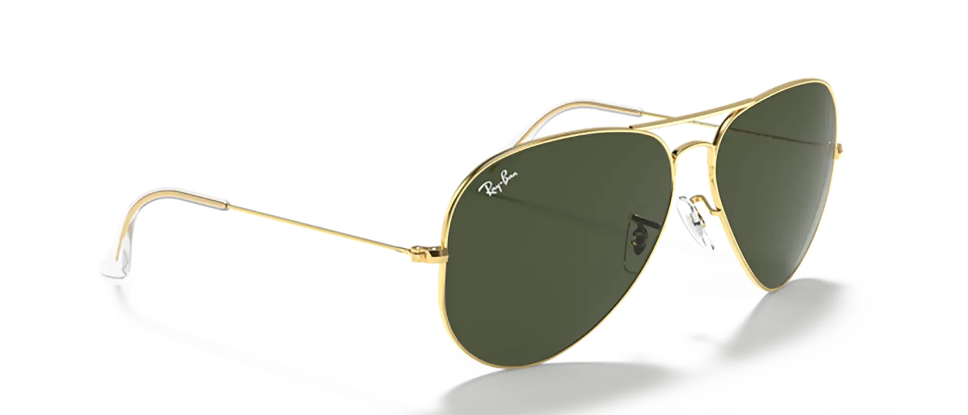 Dodatni prikaz 5: Ray-Ban Aviator large metal ii RB3026 L2846 uniseks sunčane naočale – okvir u zlatnoj boji i leće u zelenoj boji