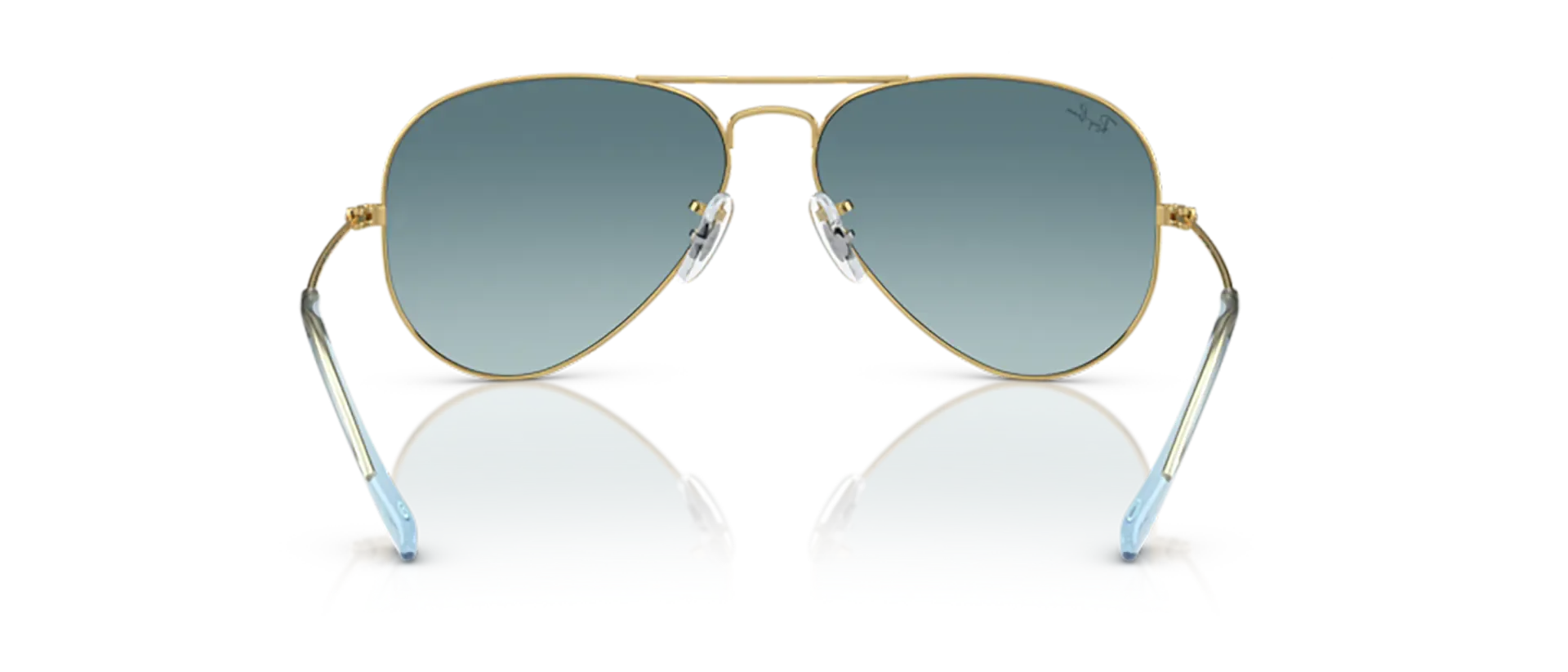 Dodatni prikaz 4: Ray-Ban Aviator large metal RB3025 001/3M uniseks sunčane naočale – okvir u zlatnoj boji i leće u plavoj boji