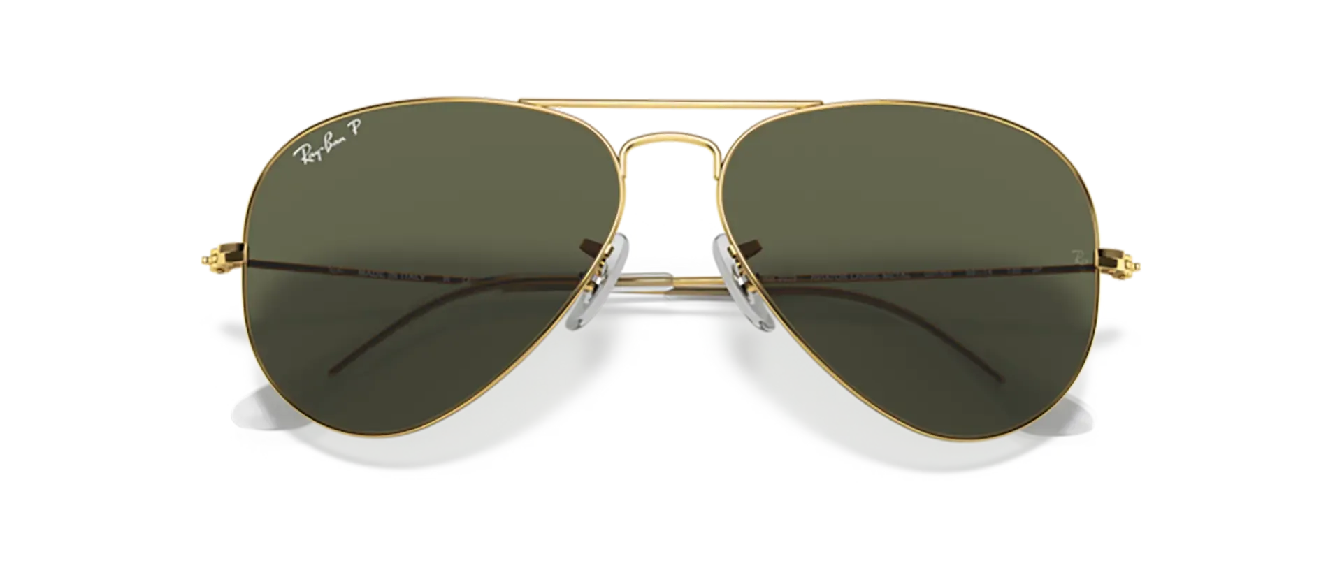 Dodatni prikaz 6: Ray-Ban Aviator large metal RB3025 001/58 uniseks sunčane naočale – okvir u zlatnoj boji i leće u zelenoj boji