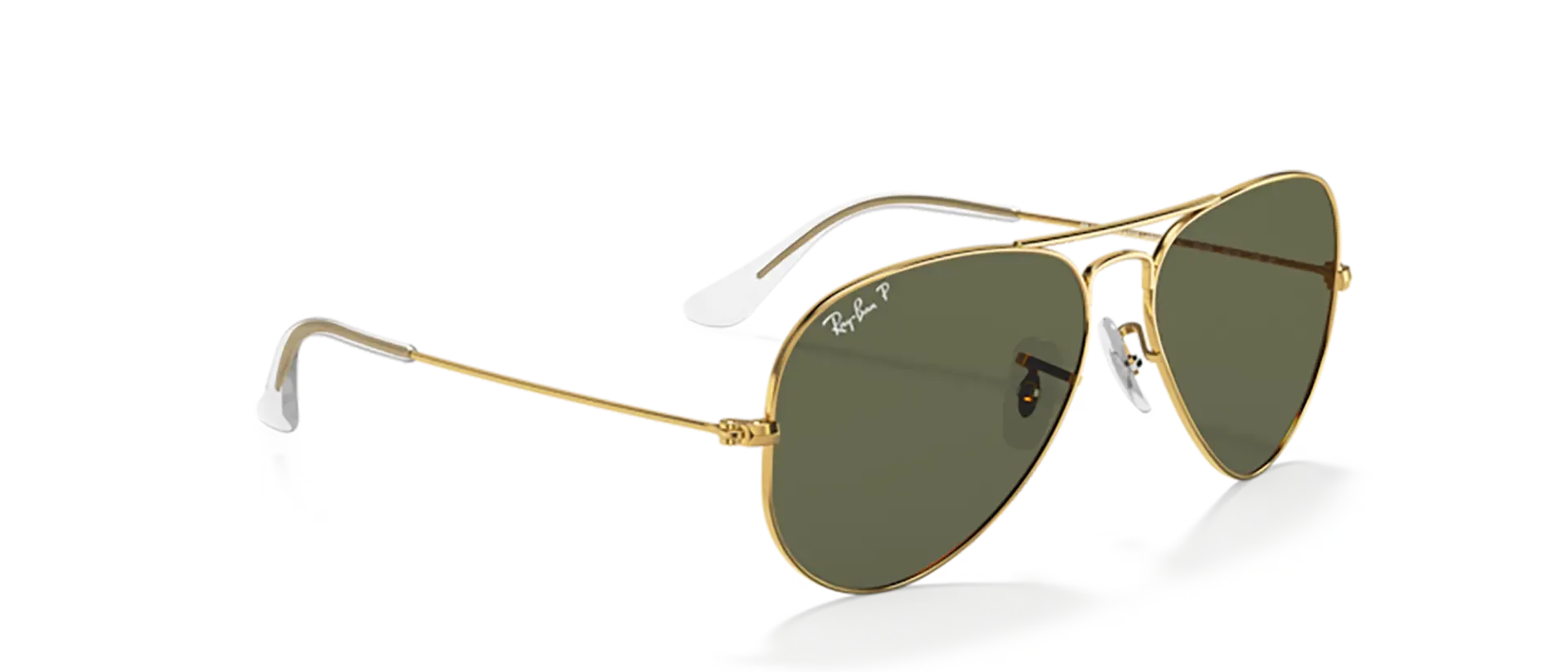 Dodatni prikaz 5: Ray-Ban Aviator large metal RB3025 001/58 uniseks sunčane naočale – okvir u zlatnoj boji i leće u zelenoj boji