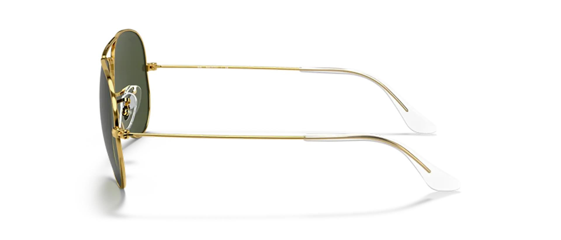 Dodatni prikaz 3: Ray-Ban Aviator large metal RB3025 001 uniseks sunčane naočale – okvir u zlatnoj boji i leće u zelenoj boji