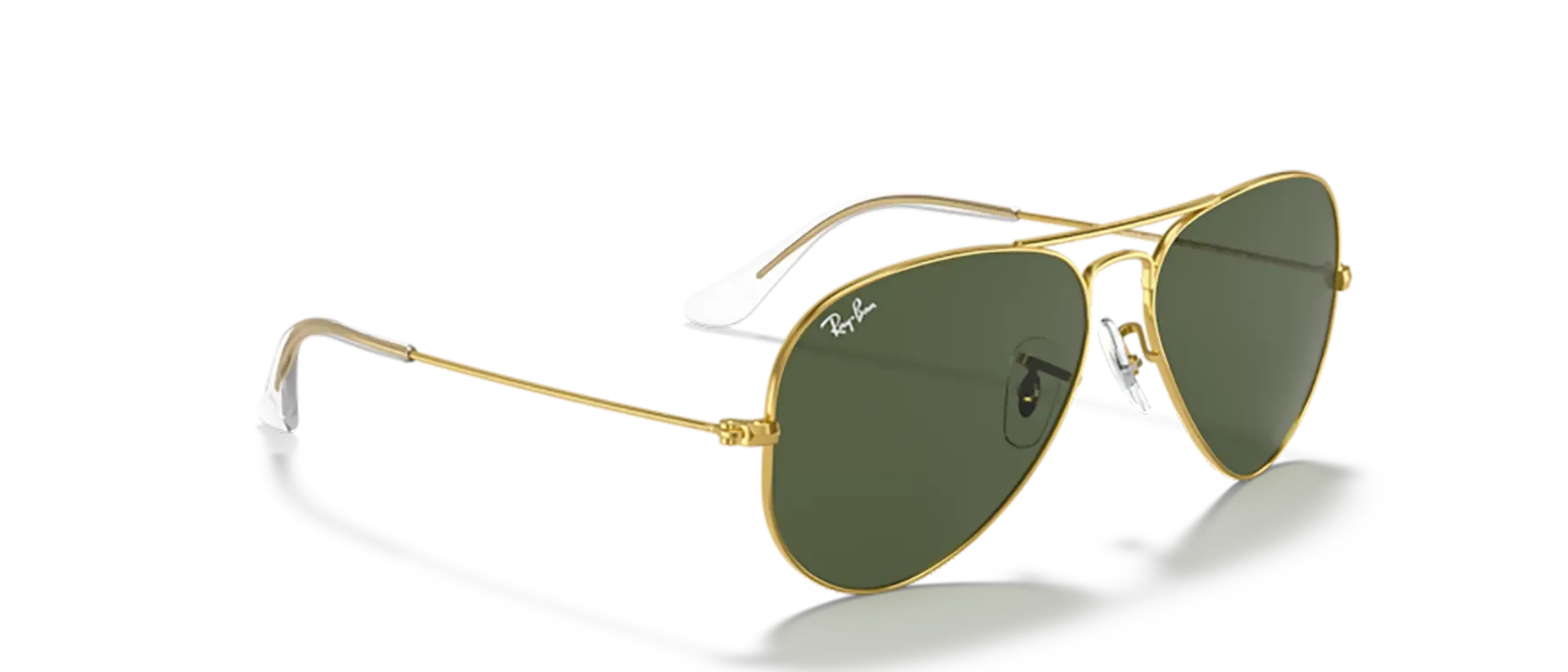 Dodatni prikaz 5: Ray-Ban Aviator large metal RB3025 001 uniseks sunčane naočale – okvir u zlatnoj boji i leće u zelenoj boji