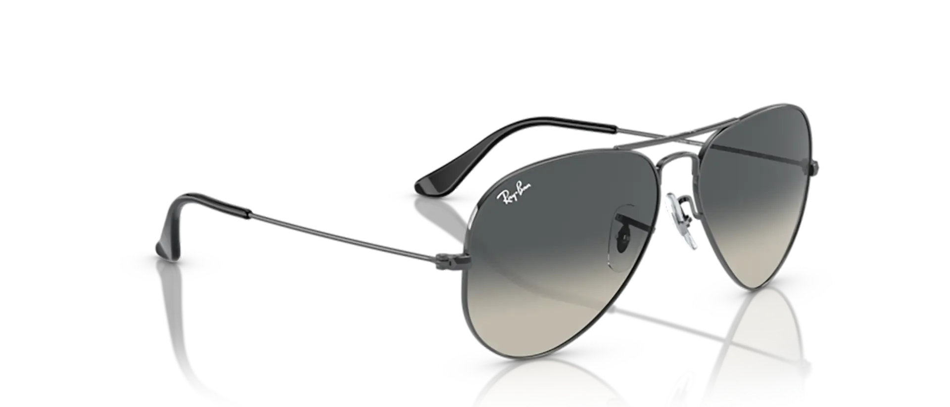 Dodatni prikaz 5: Ray-Ban Aviator large metal RB3025 004/71 uniseks sunčane naočale – okvir u crnoj i sivoj boji i leće u sivoj boji