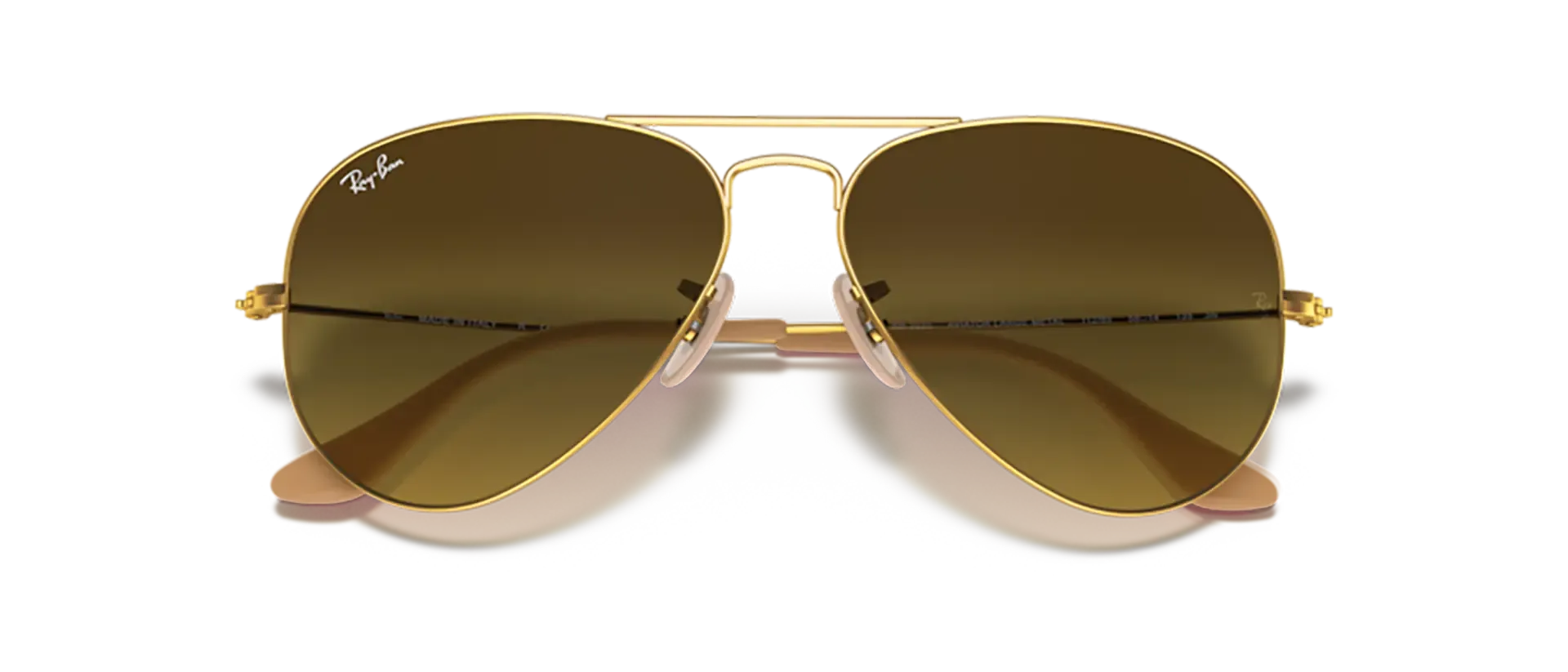 Dodatni prikaz 6: Ray-Ban Aviator large metal RB3025 112/85 uniseks sunčane naočale – okvir u zlatnoj boji i leće u smeđoj boji i s gradijentom