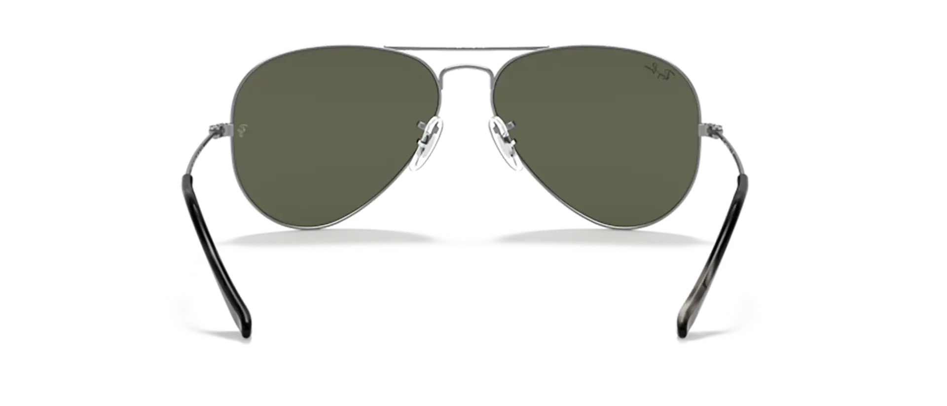 Dodatni prikaz 4: Ray-Ban Aviator large metal RB3025 919031 uniseks sunčane naočale – okvir u sivoj boji i leće u zelenoj boji