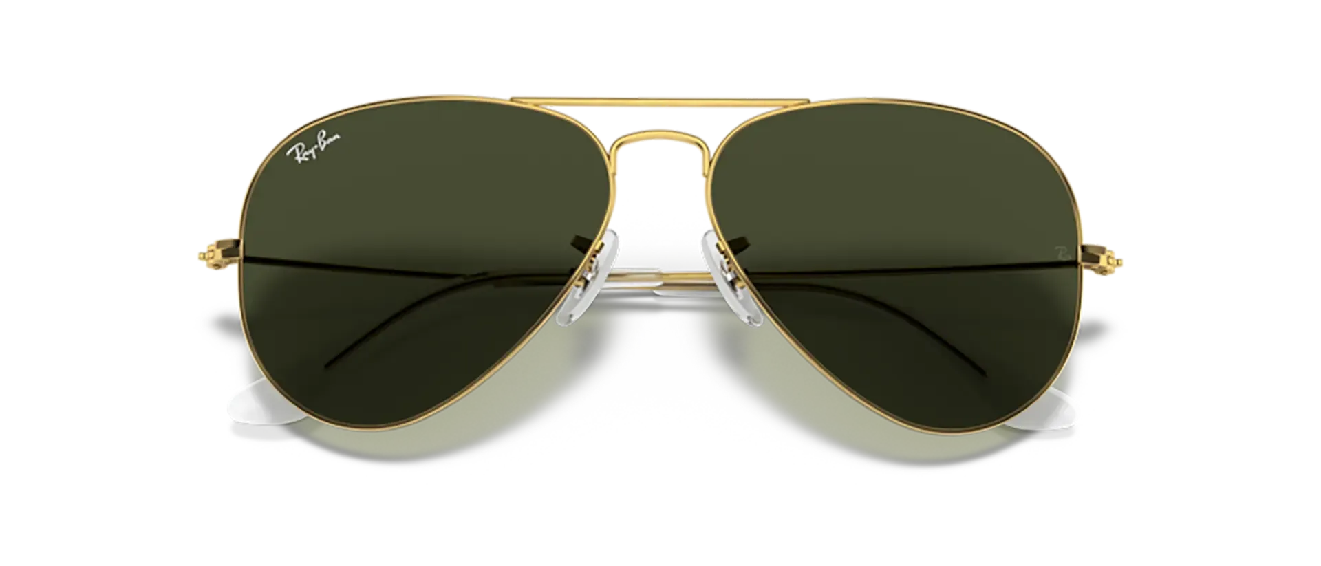 Dodatni prikaz 6: Ray-Ban Aviator large metal RB3025 L0205 uniseks sunčane naočale – okvir u zlatnoj boji i leće u zelenoj boji