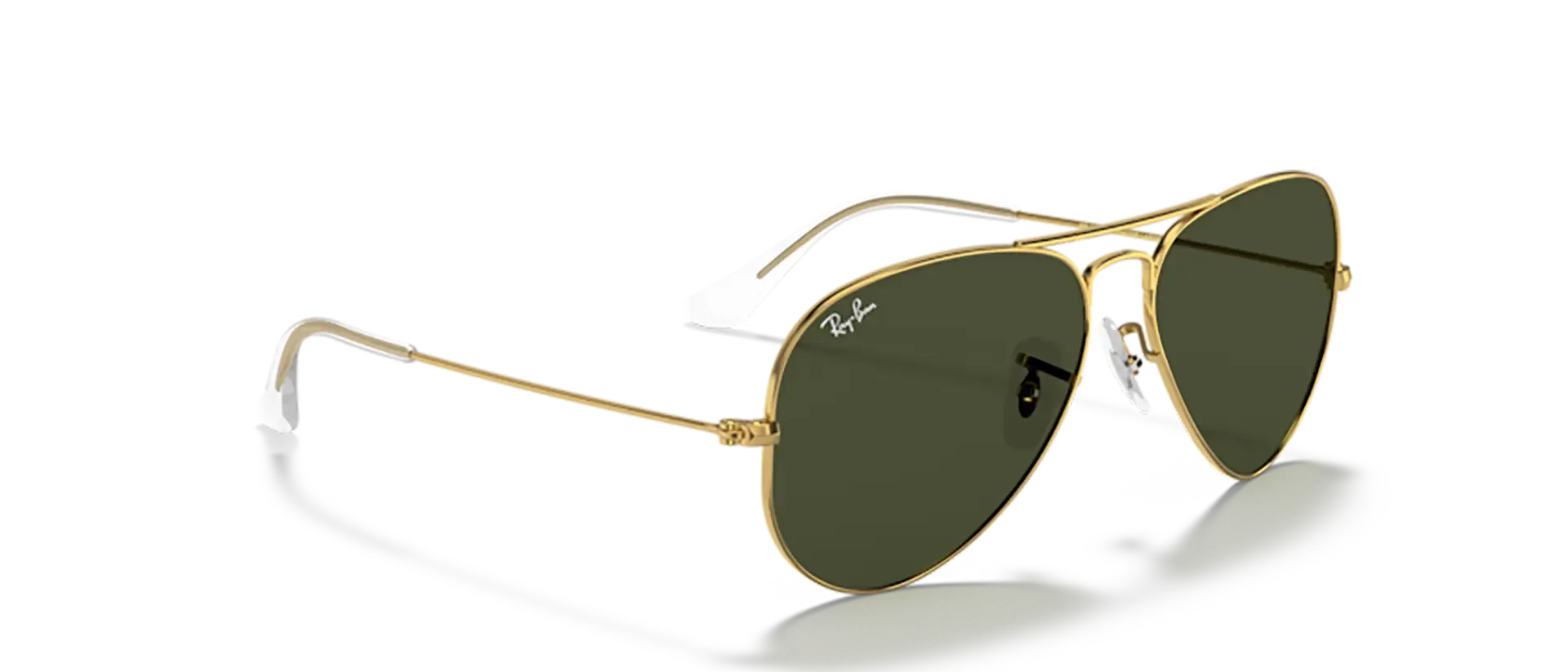 Dodatni prikaz 5: Ray-Ban Aviator large metal RB3025 L0205 uniseks sunčane naočale – okvir u zlatnoj boji i leće u zelenoj boji