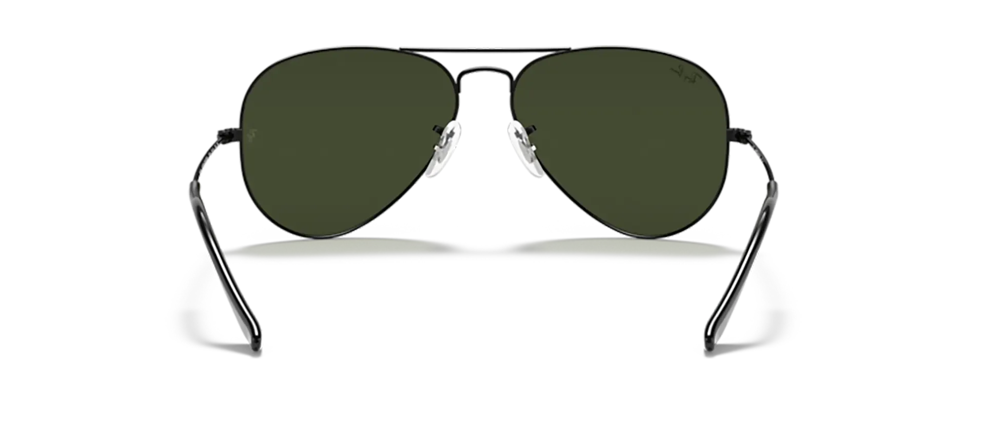 Dodatni prikaz 4: Ray-Ban Aviator large metal RB3025 L2823 uniseks sunčane naočale – okvir u crnoj boji i leće u zelenoj boji