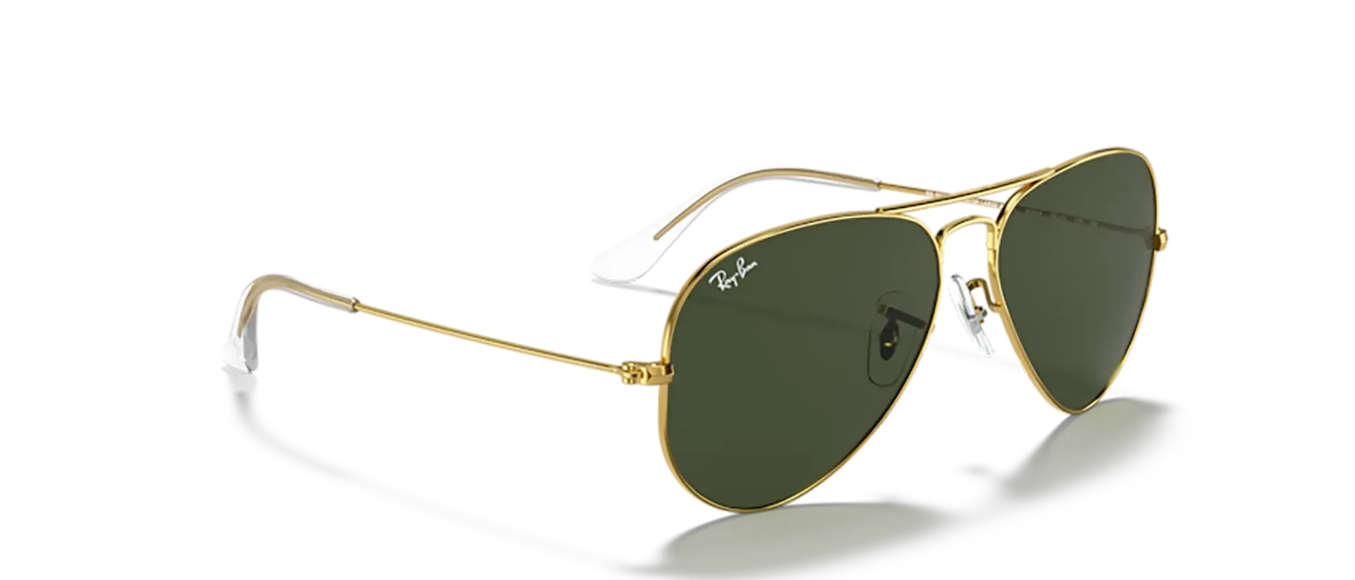 Dodatni prikaz 5: Ray-Ban Aviator large metal RB3025 W3234 uniseks sunčane naočale – okvir u zlatnoj boji i leće u zelenoj boji