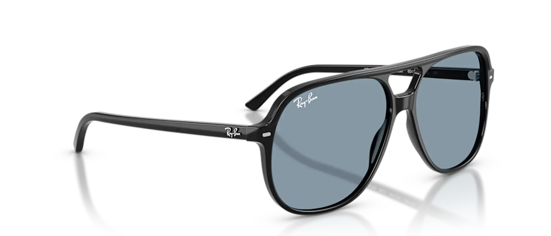 Dodatni prikaz 5: Ray-Ban Bill RB2198 901/56 uniseks sunčane naočale – okvir u crnoj boji i leće u plavoj boji