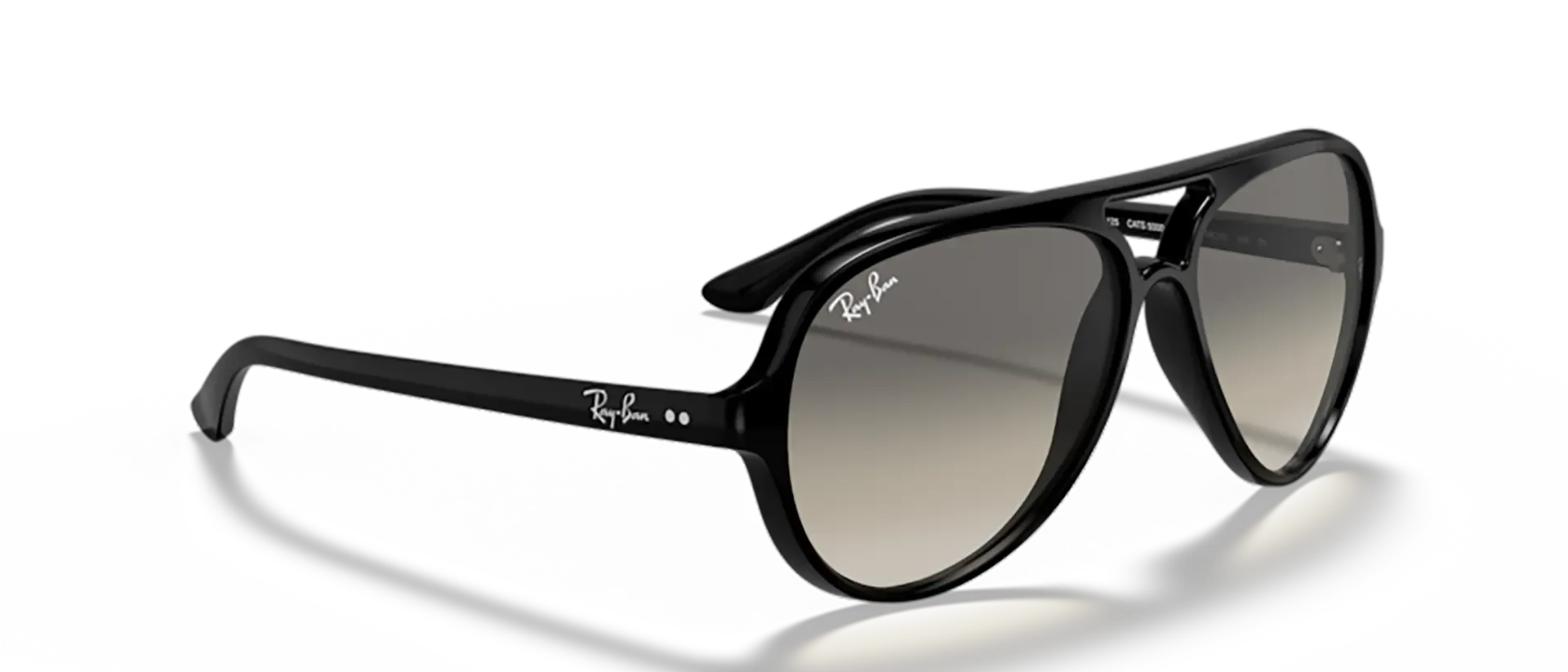 Dodatni prikaz 5: Ray-Ban Cats 5000 RB4125 601/32 muške sunčane naočale – okvir u crnoj boji i leće u sivoj boji i s gradijentom