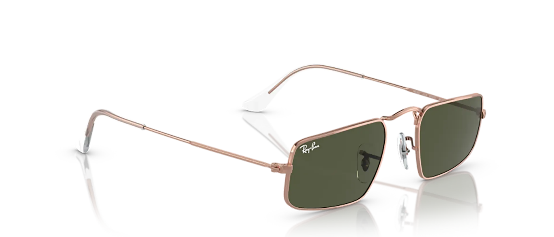 Dodatni prikaz 5: Ray-Ban Julie RB3957 920231 uniseks sunčane naočale – okvir u zlatnoj boji i leće u zelenoj boji