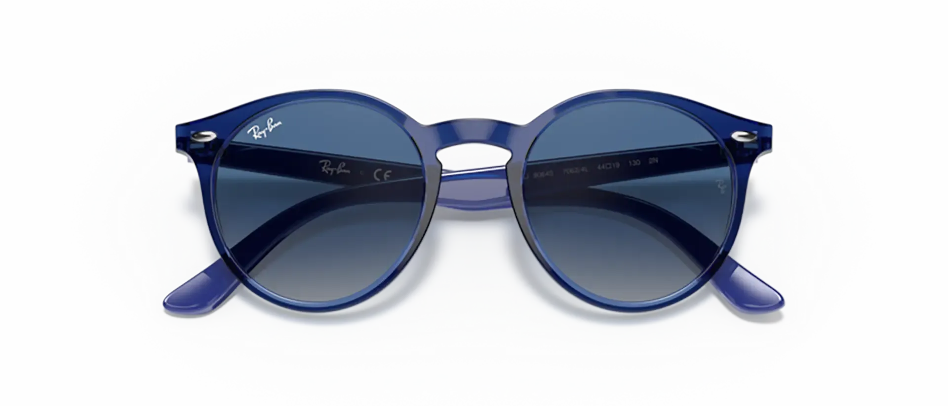 Dodatni prikaz 6: Ray-Ban JUNIOR RJ9064S 70624L uniseks sunčane naočale – okvir u plavoj boji i leće u plavoj i sivoj boji i s gradijentom