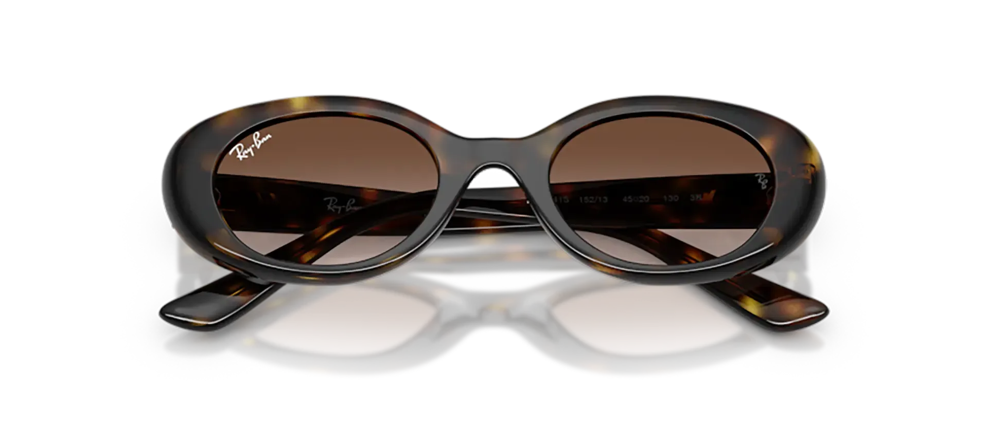 Dodatni prikaz 6: Ray-Ban JUNIOR RJ9141S 152/13 ženske sunčane naočale – okvir Havana uzorka u smeđoj boji i leće u smeđoj boji i s gradijentom