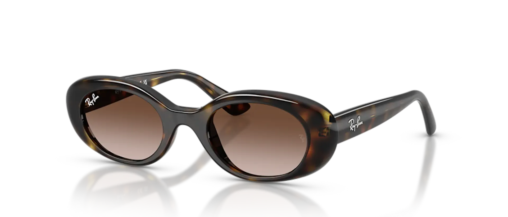 Dodatni prikaz 2: Ray-Ban JUNIOR RJ9141S 152/13 ženske sunčane naočale – okvir Havana uzorka u smeđoj boji i leće u smeđoj boji i s gradijentom