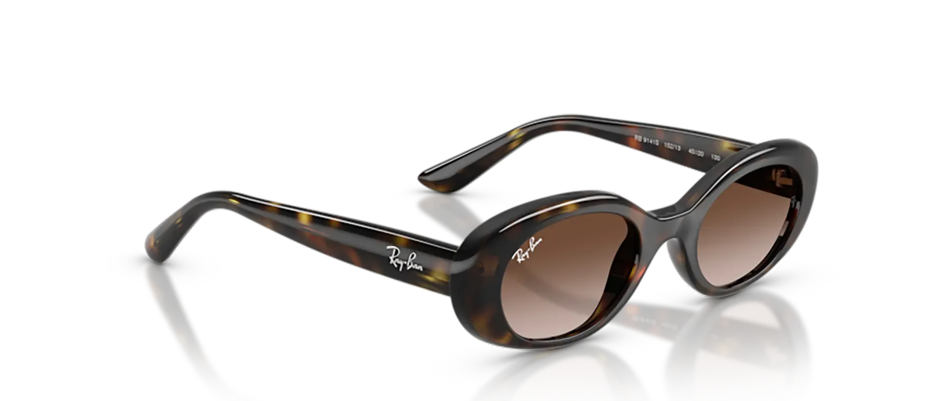 Dodatni prikaz 5: Ray-Ban JUNIOR RJ9141S 152/13 ženske sunčane naočale – okvir Havana uzorka u smeđoj boji i leće u smeđoj boji i s gradijentom