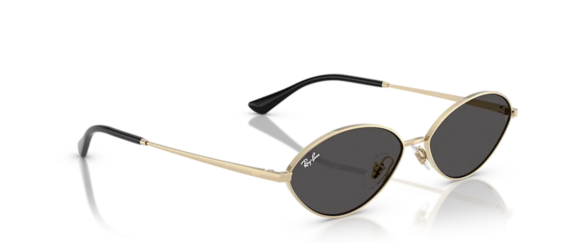 Dodatni prikaz 5: Ray-Ban Kai RB3757 921387 uniseks sunčane naočale – okvir u zlatnoj boji i leće u sivoj boji