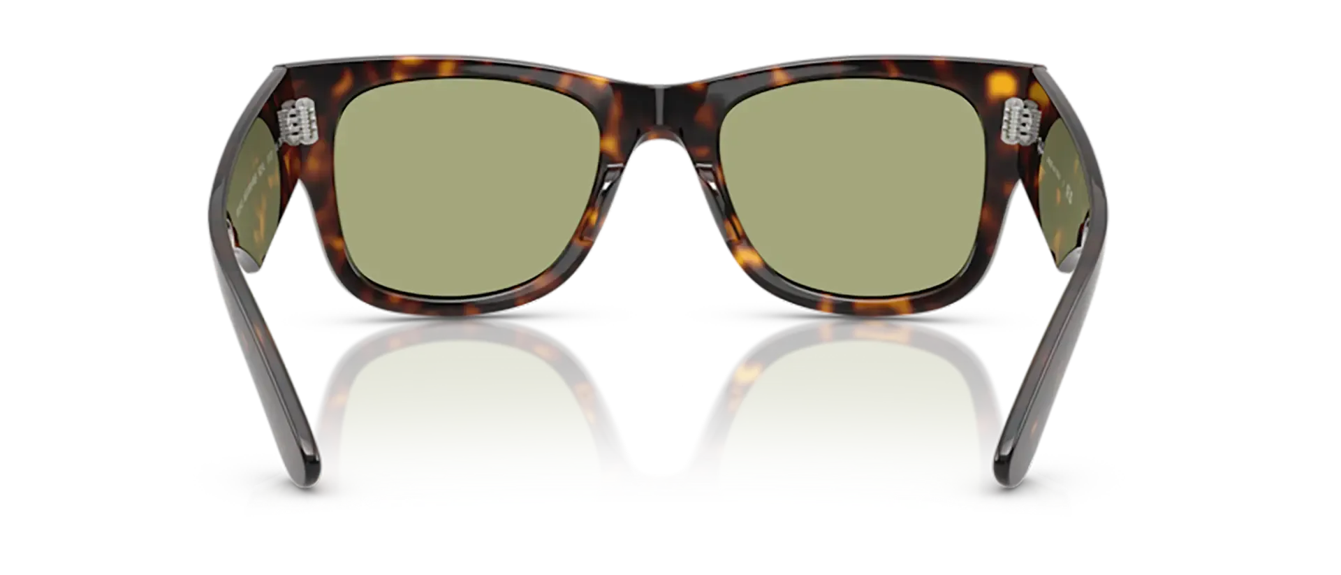 Dodatni prikaz 4: Ray-Ban Mega wayfarer RB0840S 902/4E uniseks sunčane naočale – okvir Havana uzorka u smeđoj boji i leće u zelenoj boji