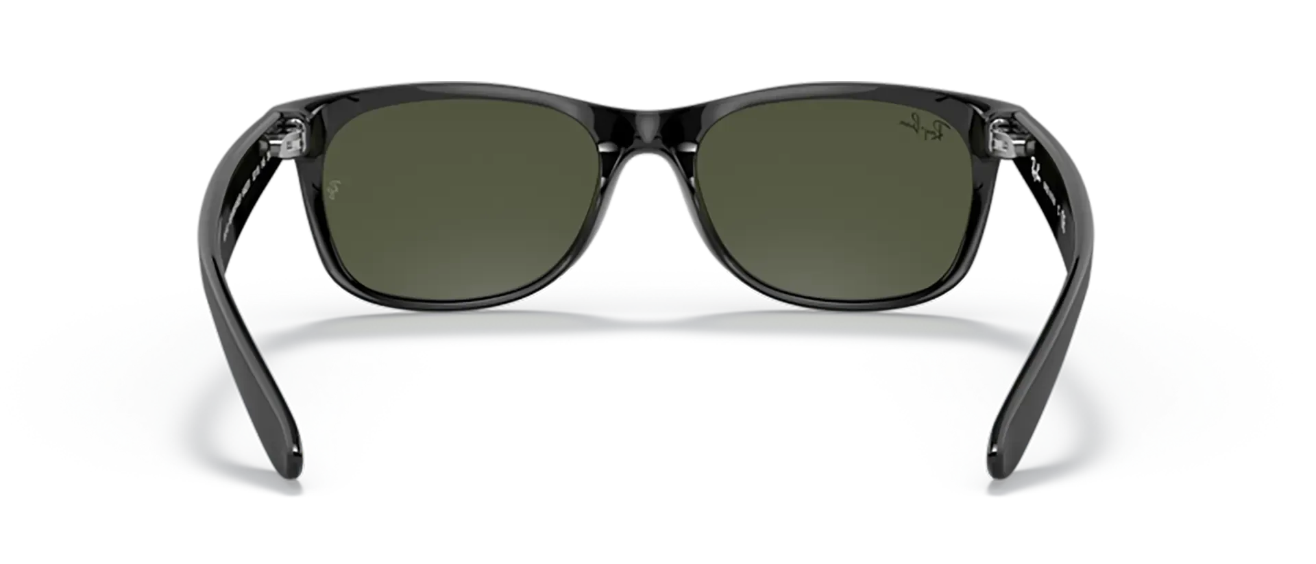 Dodatni prikaz 4: Ray-Ban New wayfarer RB2132 646231 uniseks sunčane naočale – okvir u crnoj boji i leće u zelenoj boji