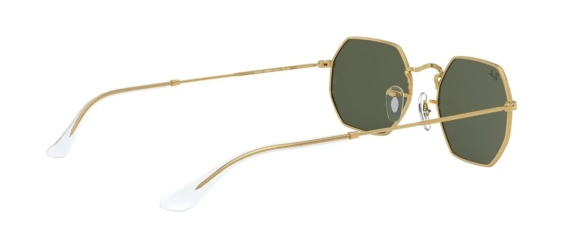 Dodatni prikaz 10: Ray-Ban Octagonal RB3556 919631 uniseks sunčane naočale – okvir u zlatnoj boji i leće u zelenoj boji